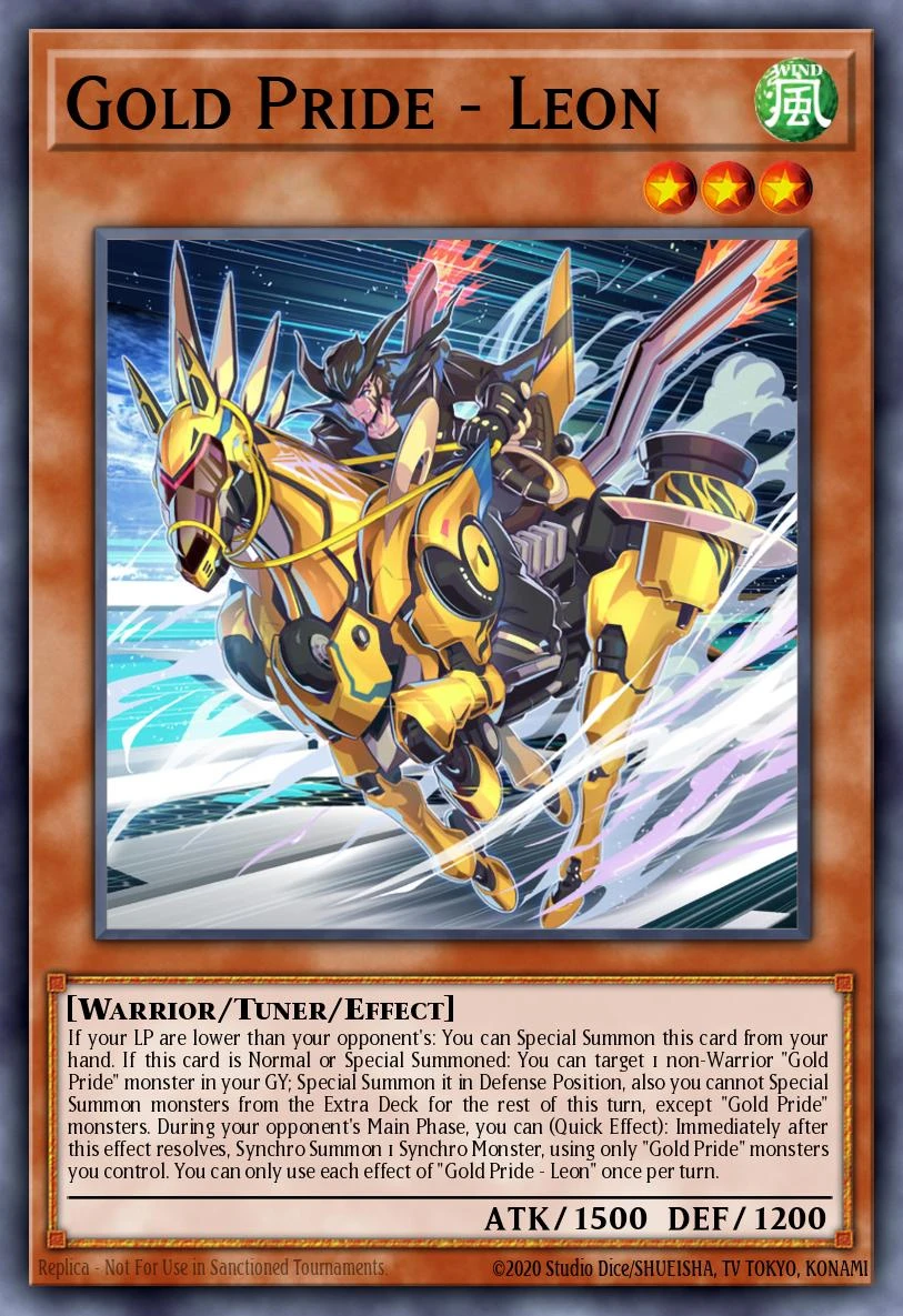 Gold Pride - Leon - PHHY-EN086 - Secret Rare - 1st Edition
