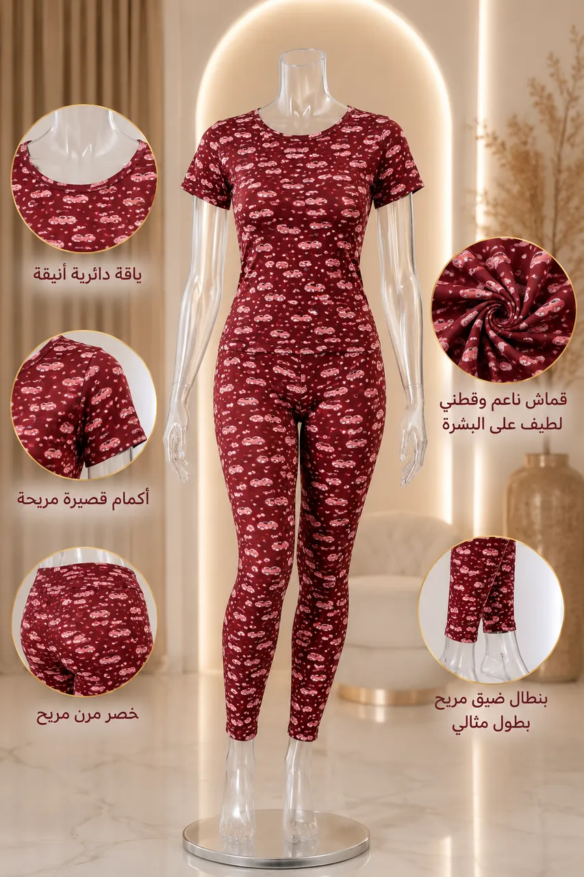 طقم زبدة أصلي نص كم 