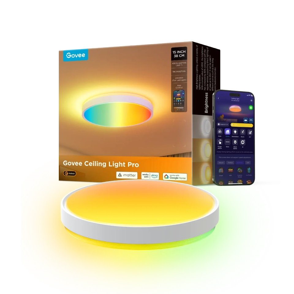 Govee 38cm RGBICWW Smart Ceiling Light Pro 