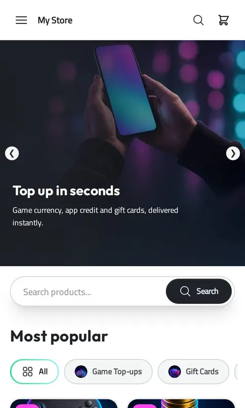 Wamda - Gaming store template