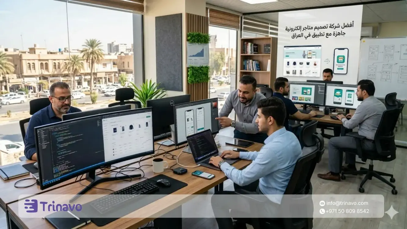 أفضل شركة تصميم متاجر الكترونية جاهزة مع تطبيق في العراق