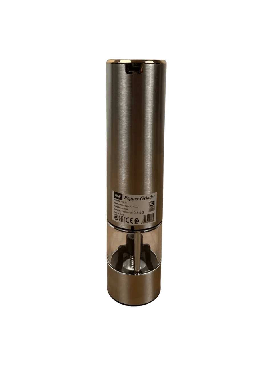 طاحونة فلفل وبهارات قابلة للشحن من RAF