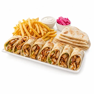 وجبة شاورما عائلية