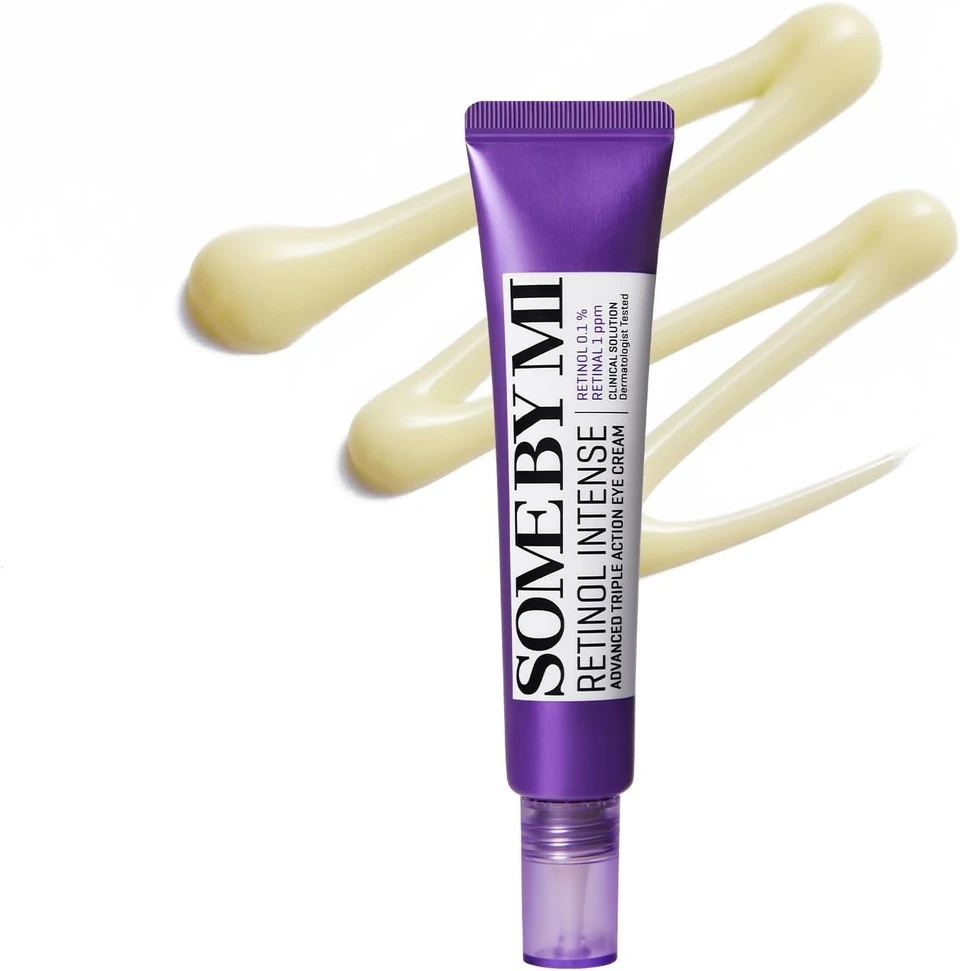 Some By Mi Retinol Intense Advanced Triple Action Eye Cream | 30ml | Mild Overnight Korean Anti-Aging Eye Cream | for Dark Circles & Fine Lines