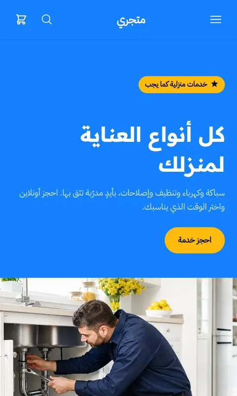 قالب سند - تصميم متجر خدمات