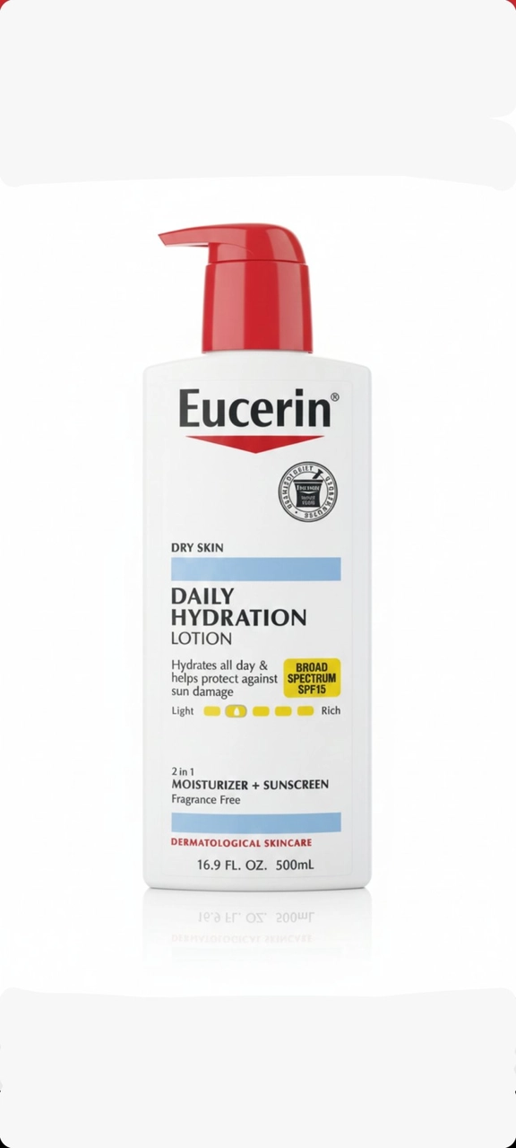 لوشن ترطيب يومي للبشرة الجافةEucerin Daily Hydration Lotion SPF15