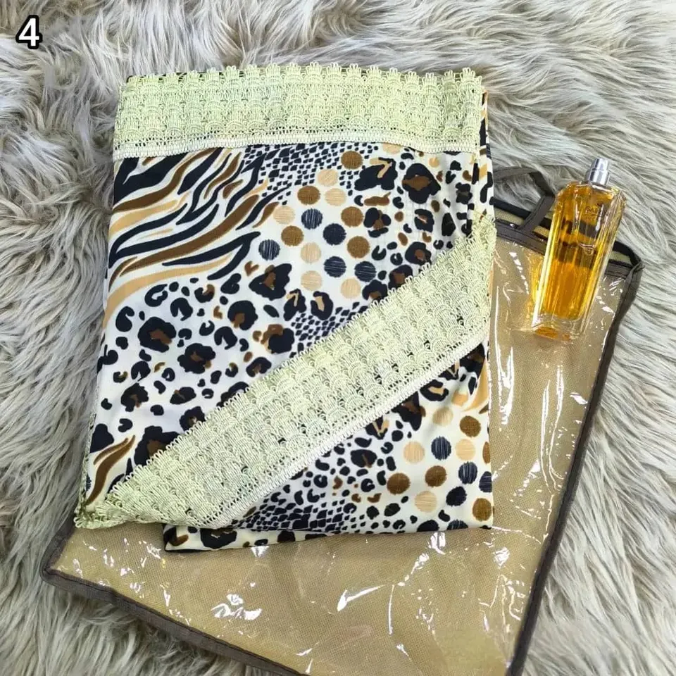 طقم صلاة كلفة جلد النمر📿🕌