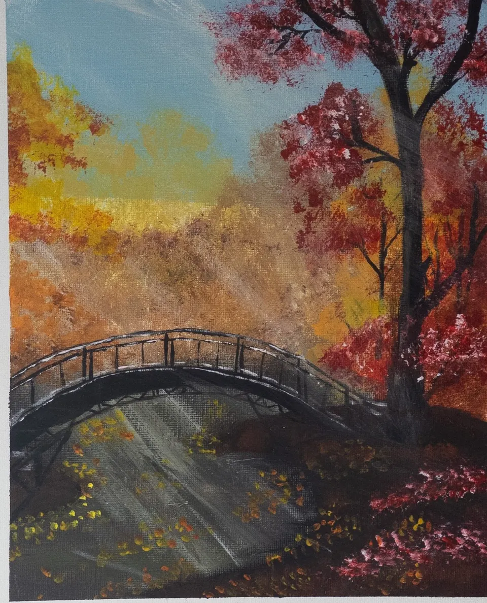 "جسر الخريف الذهبي" (The Golden Autumn Bridge)