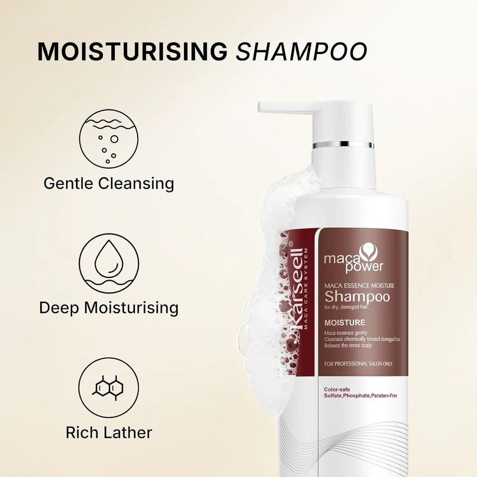 Karseell Argan Oil Deep Repair Shampoo for Damaged Hair 500ml