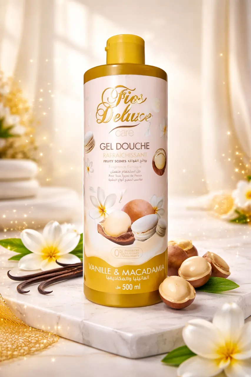 جل دوش الفانيليا والميكاديميا حجم 500مل