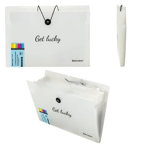 فايل شفاف 8 اقسام - A4  