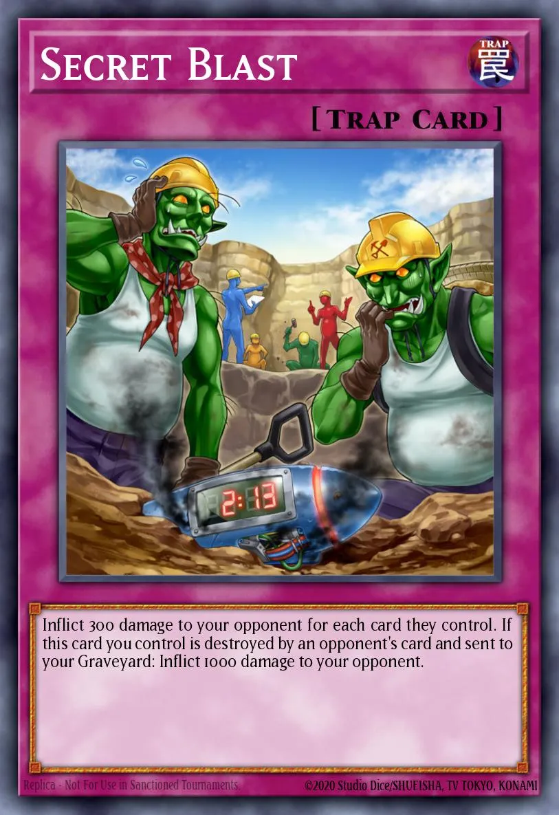 Secret Blast - SR04-EN038 -Common - 1st Edition