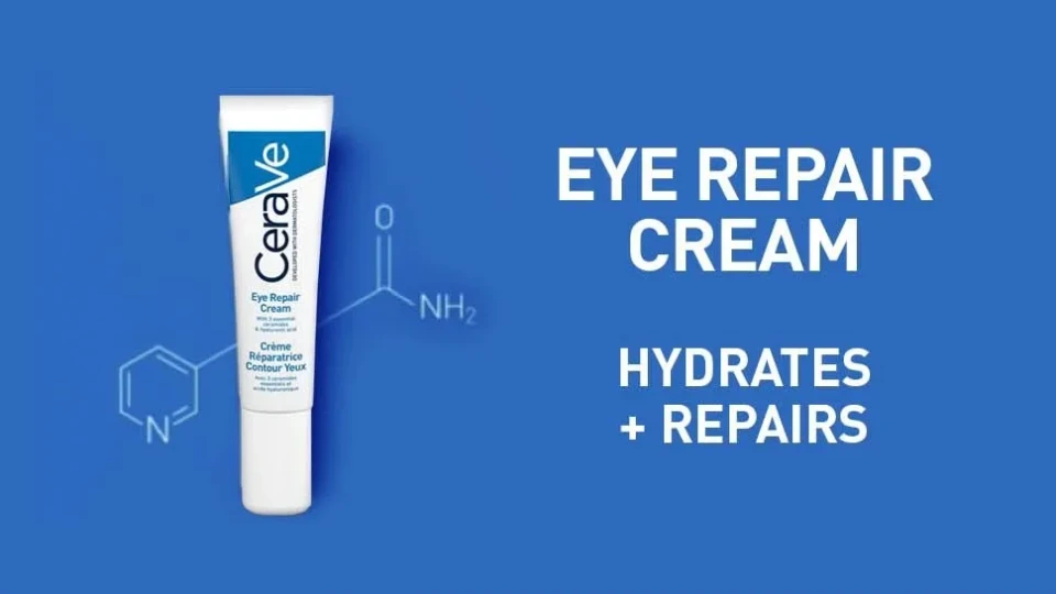 Cerave Eye Repair Cream for Dark Circles and Puffiness with Hyaluronic Acid 14ml