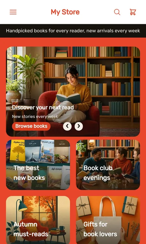 Fasl - Books & Stationery store template