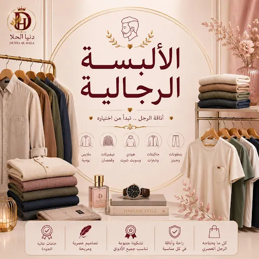 ألبسة رجالية