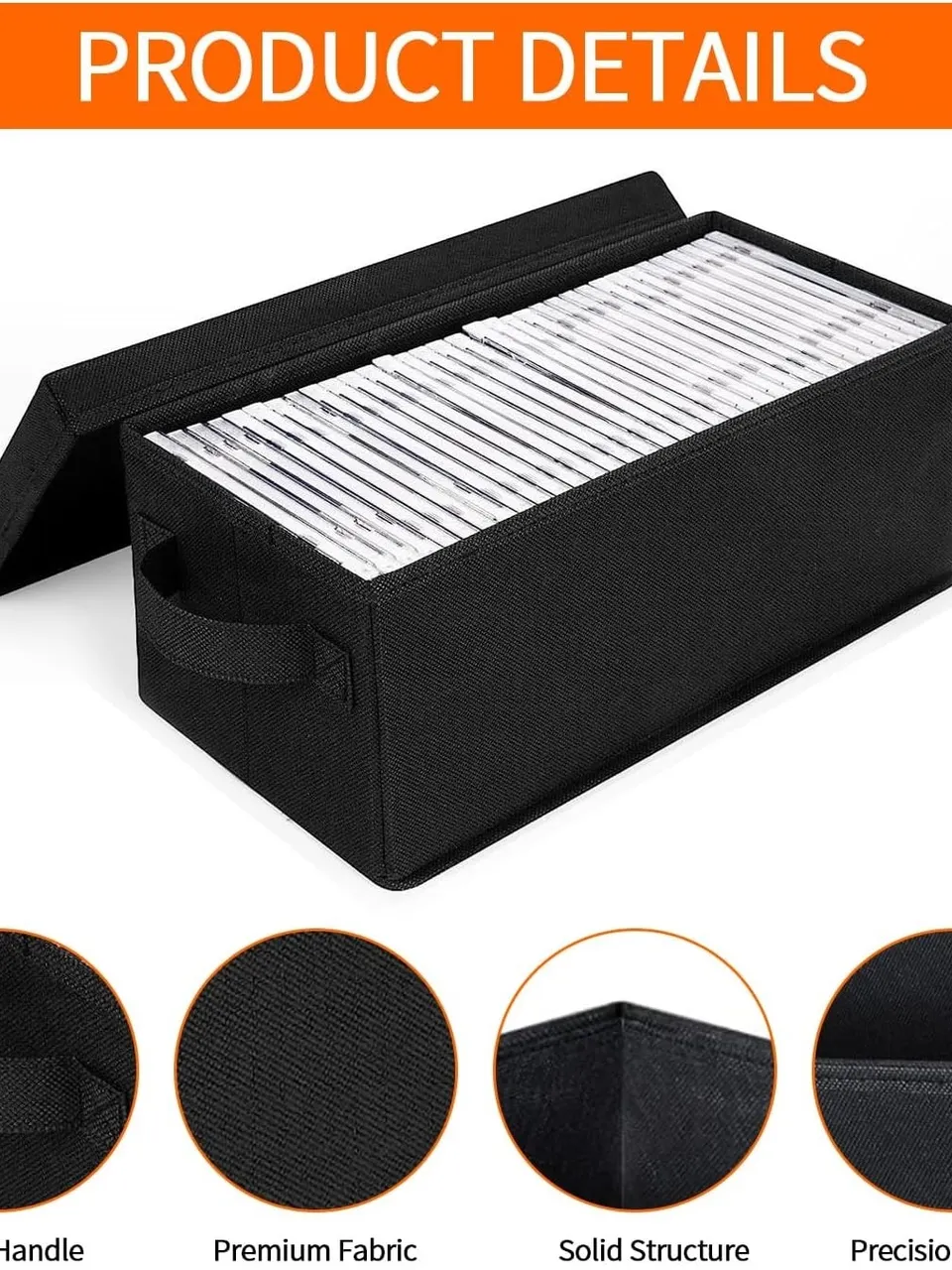 حقيبة تخزين 13.2 × 5.9 × 5.3 بوصة