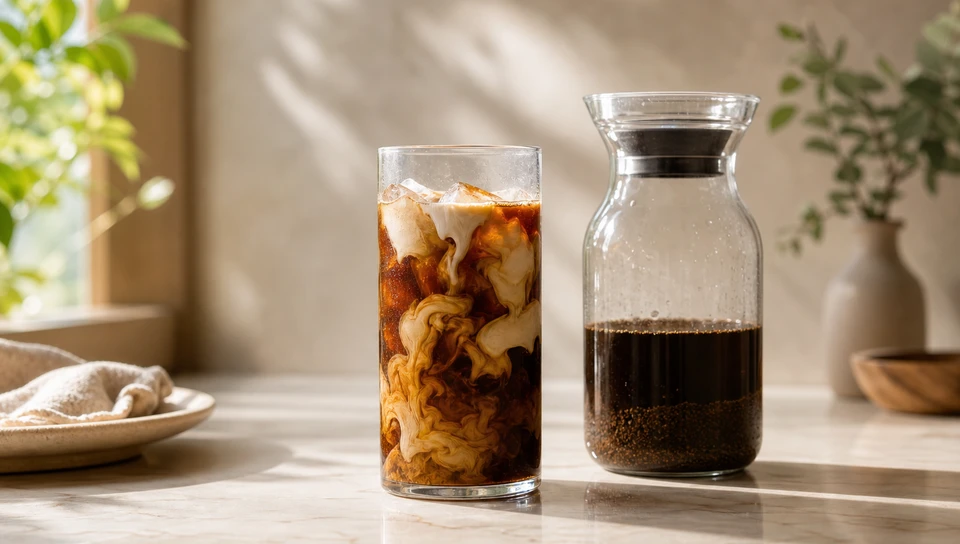 القهوة الباردة في البيت بأربع خطوات سهلة