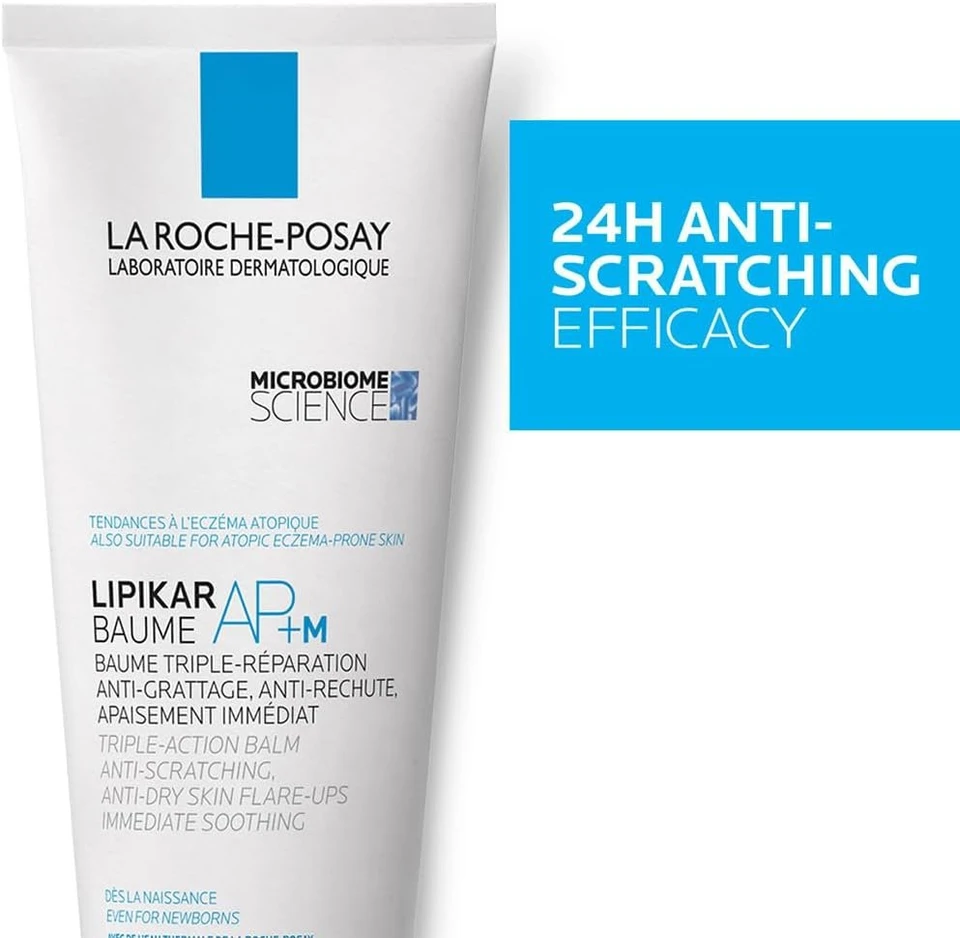 La Roche Posay Lipikar Baume AP+M Moisturising Body Balm For Dry & Eczema-Prone Skin, 200ml