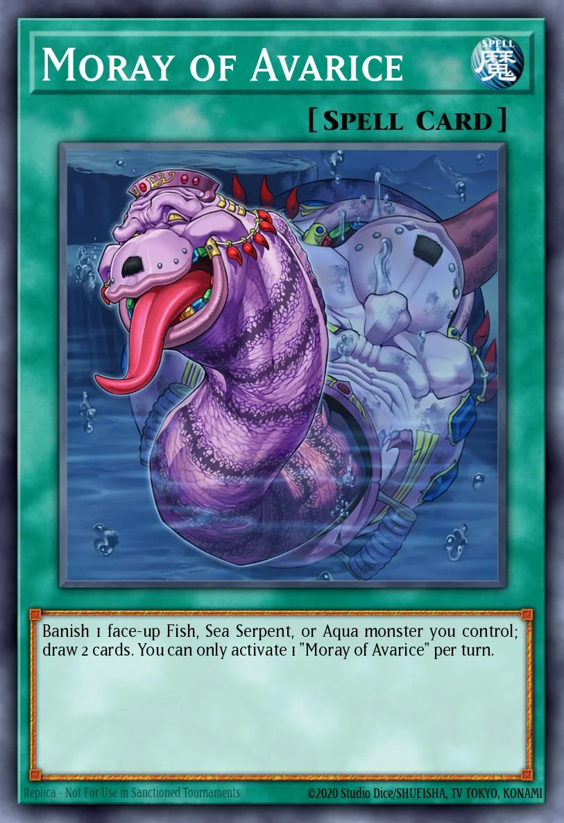 Moray of Avarice - POTE-EN084 - Ultra Rare - 1st Edition