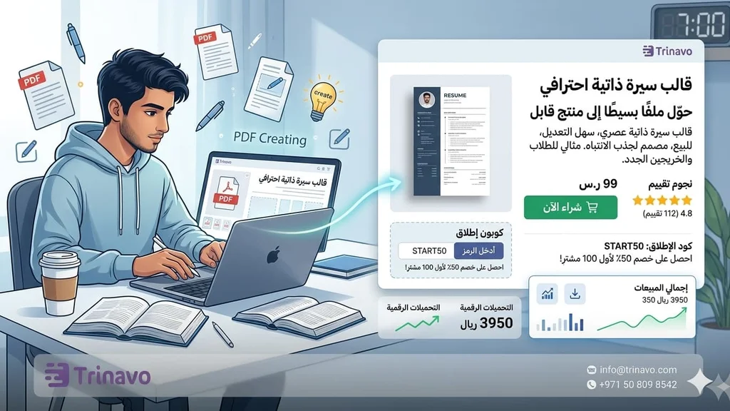 بيع المنتجات الرقمية