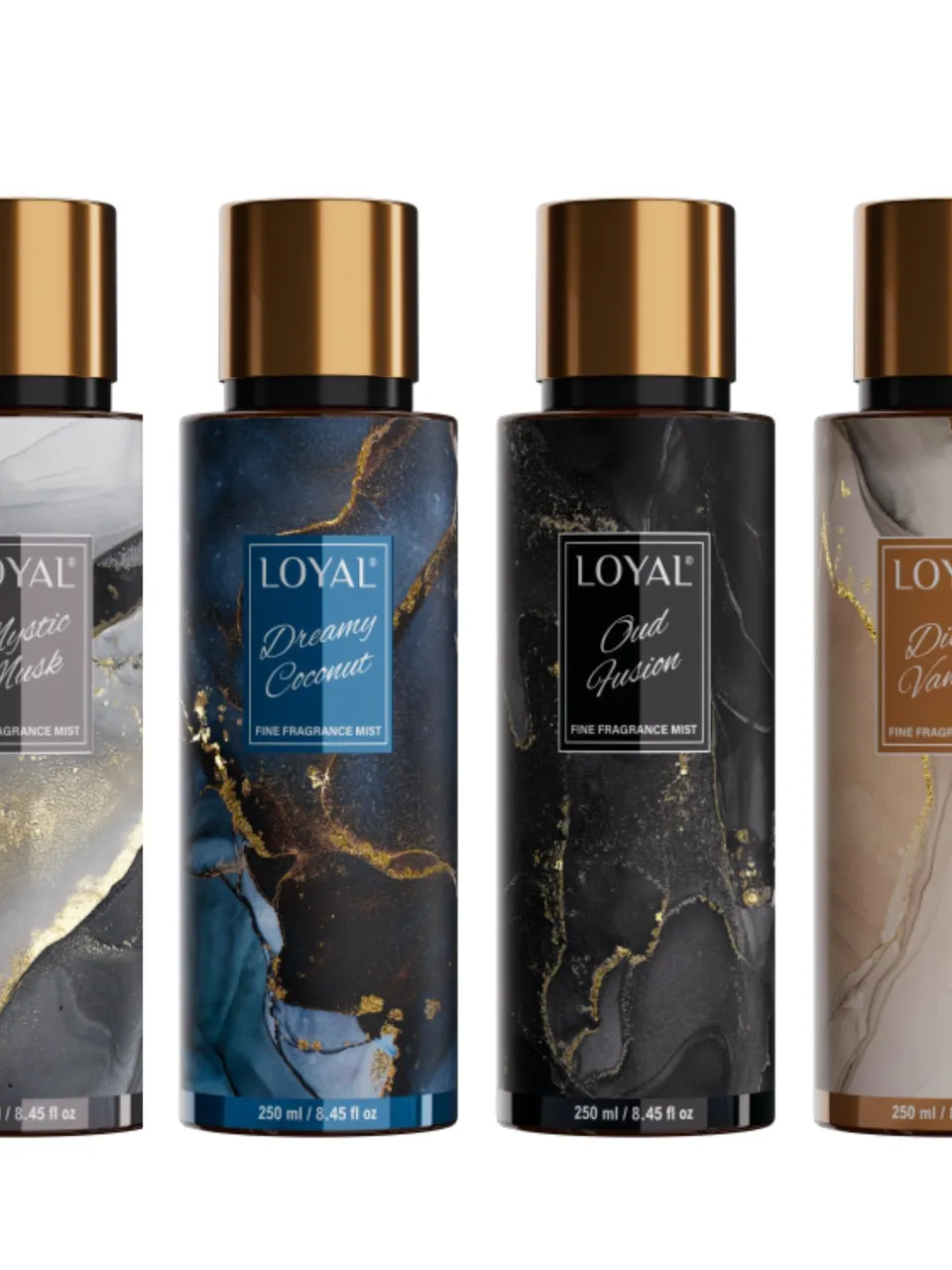 لويال المجموعة الذهبية من معطرات الجسم