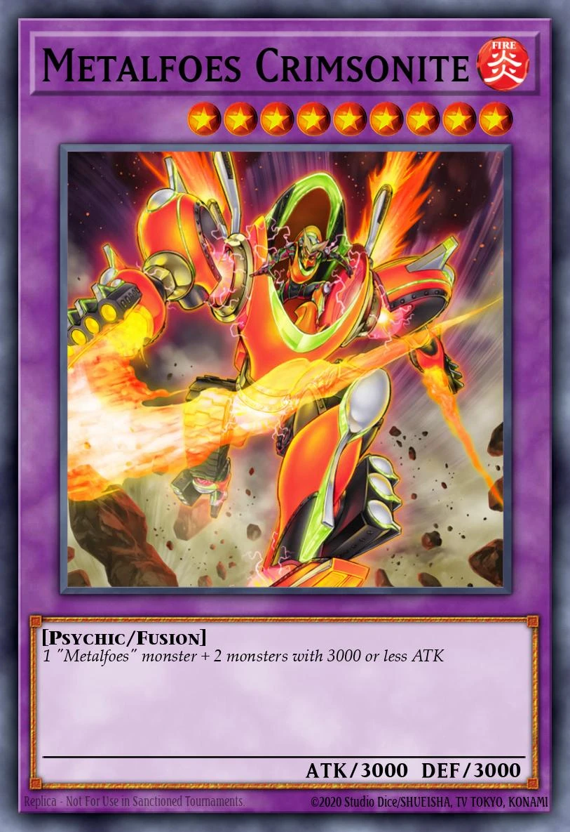 Metalfoes Crimsonite - PEVO-EN053 - Super Rare - 1st Edition