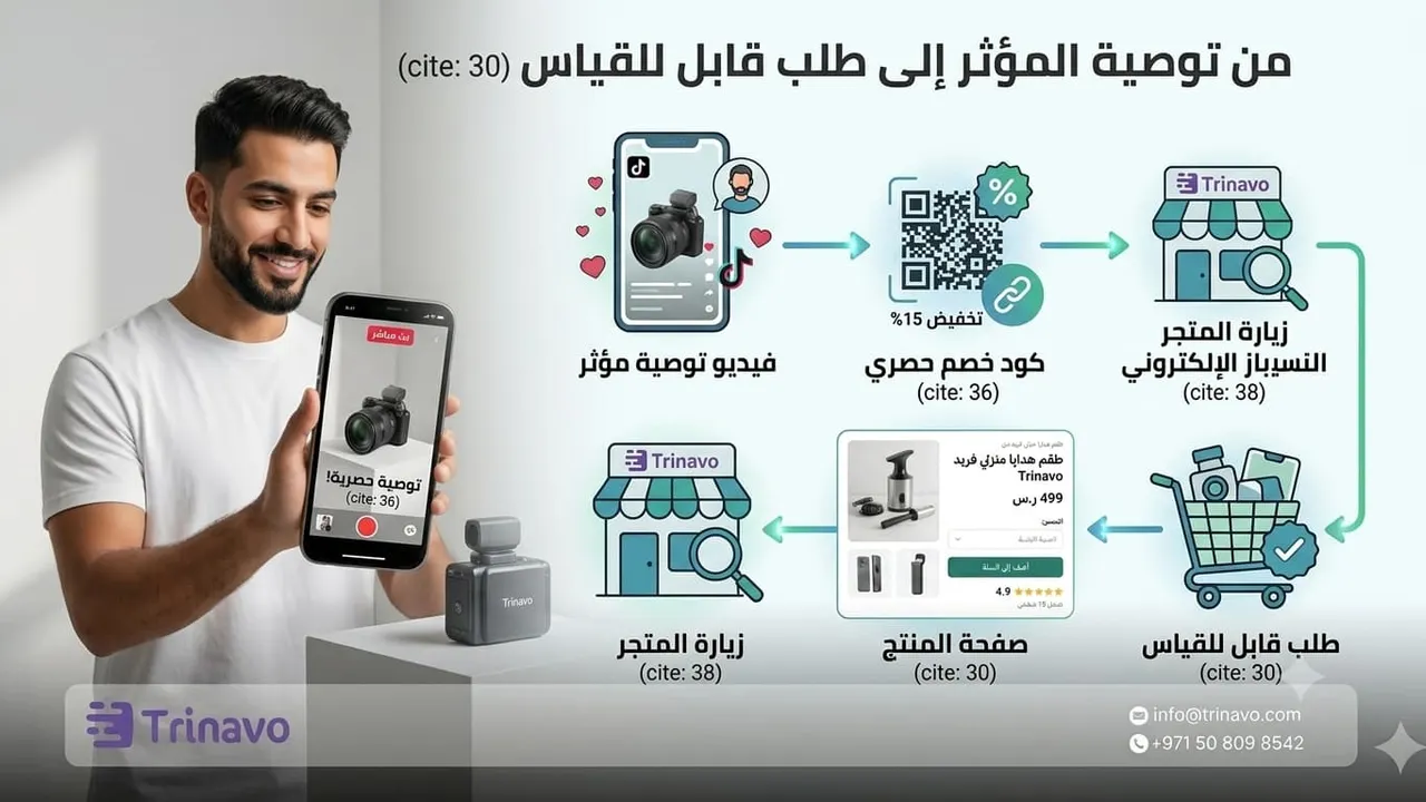 التسويق عبر المؤثرين: كيف تختار المؤثر وتحوّل التوصية إلى طلبات فعلية؟