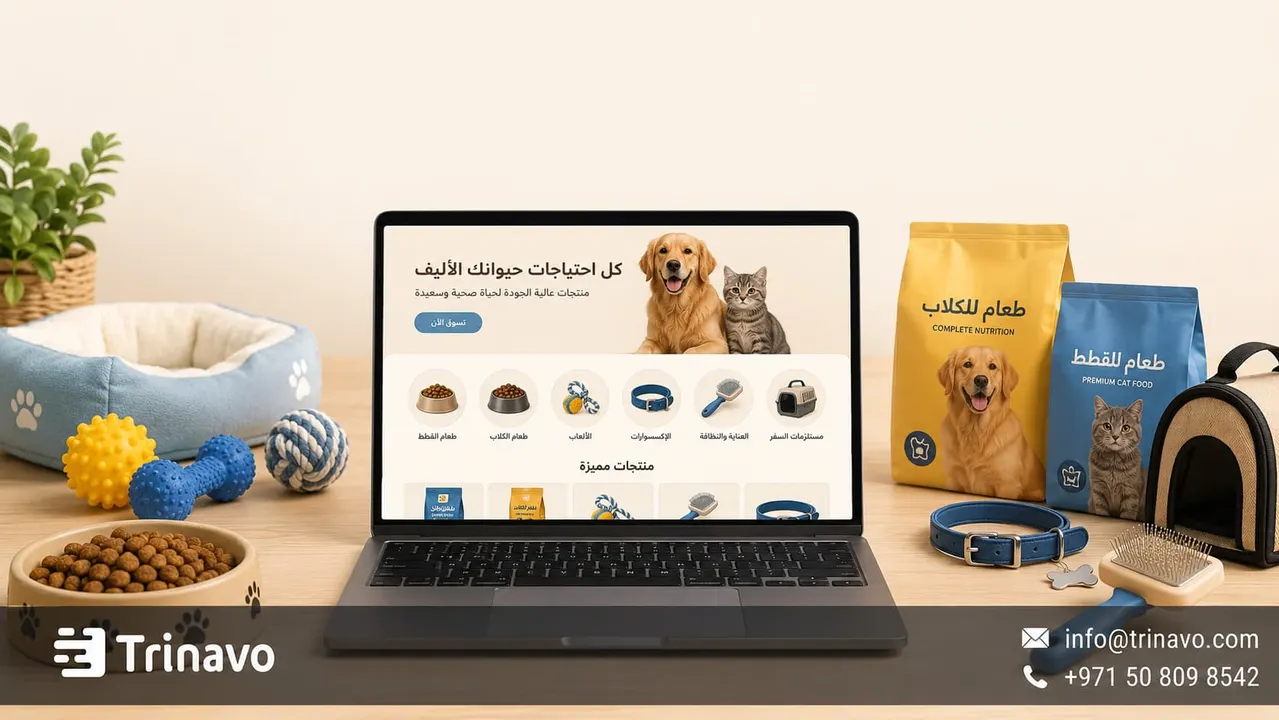 إنشاء متجر إلكتروني لمستلزمات الحيوانات الأليفة: كيف تبني متجراً يثق به أصحاب الحيوانات؟