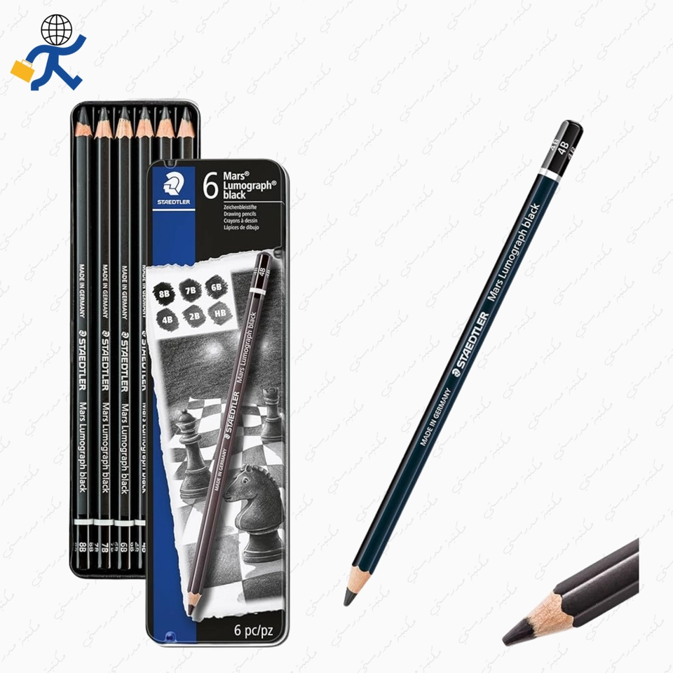 سيت تدرجات الرصاص ستدلر 6 لون   B100 G6 