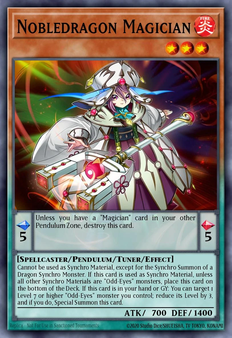 Nobledragon Magician - PEVO-EN015 - Super Rare - 1st Edition