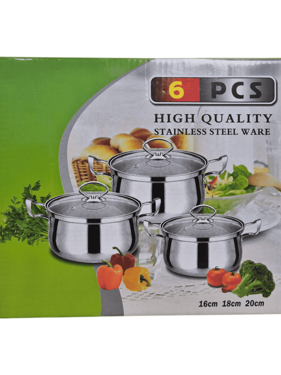 سيت جدر استانلس ستيل – 3 قطع عالية الجودة