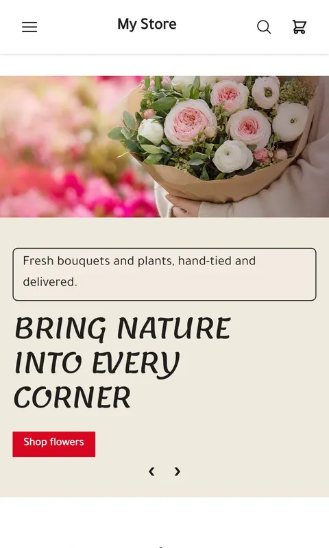 Ward - Flowers & Gifts store template