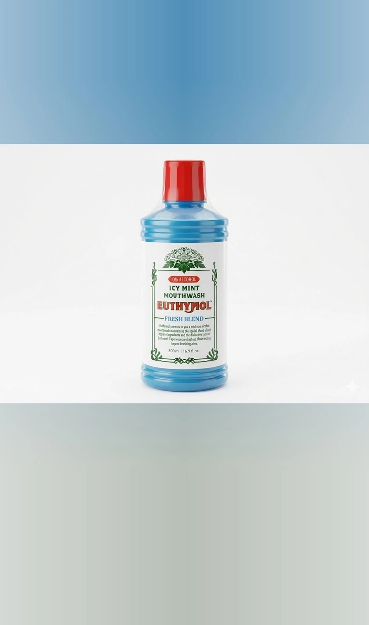 غسول الفم آيسي منت – يوثيمولIcy Mint Mouthwash – Euthymol