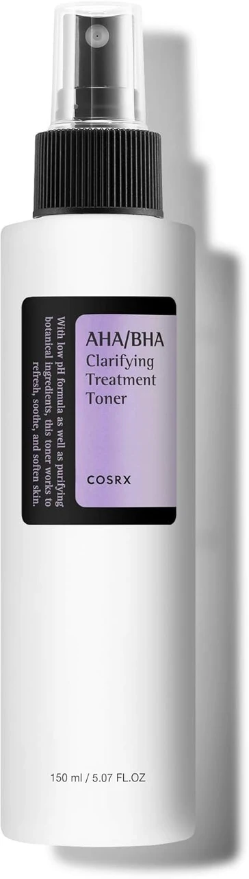 COSRX AHA/BHA Clarifying Treatment Toner, 150ml, for Combination Skin