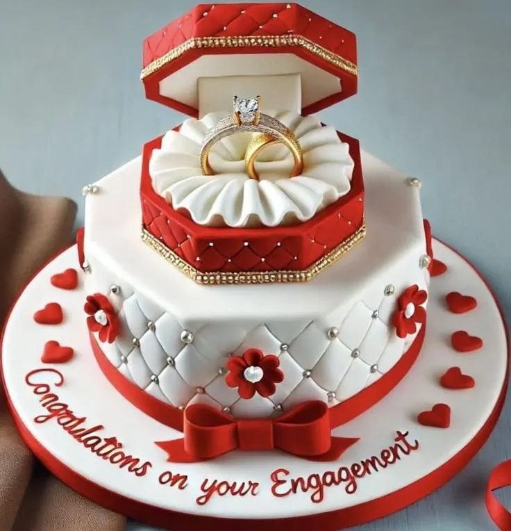 gâteau de fiançailles
