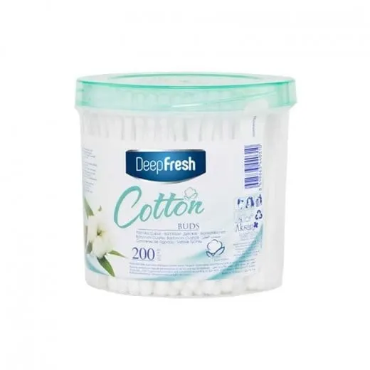 ديب فريش اعواد اذن قطنية 200 قطعة