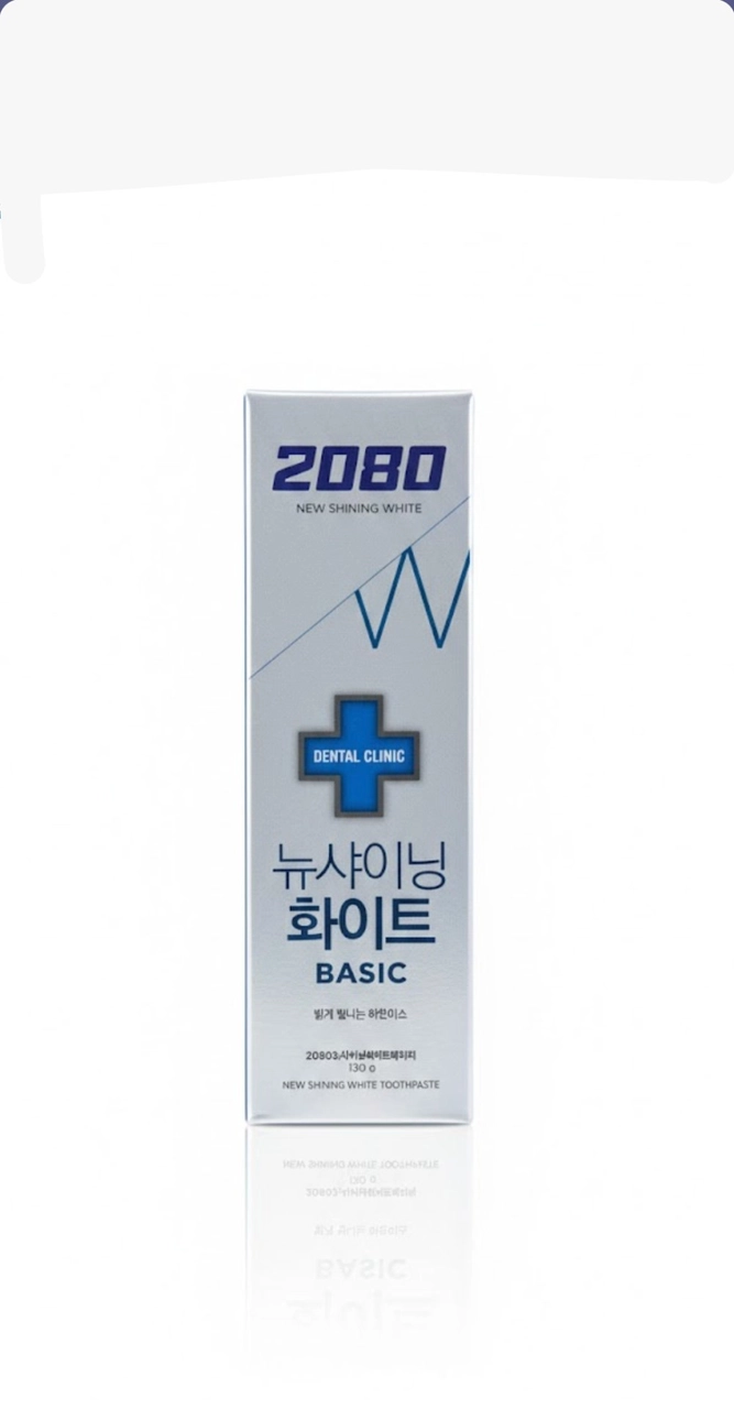 معجون أسنان نيو شاينينغ وايت بيسك من 2080
