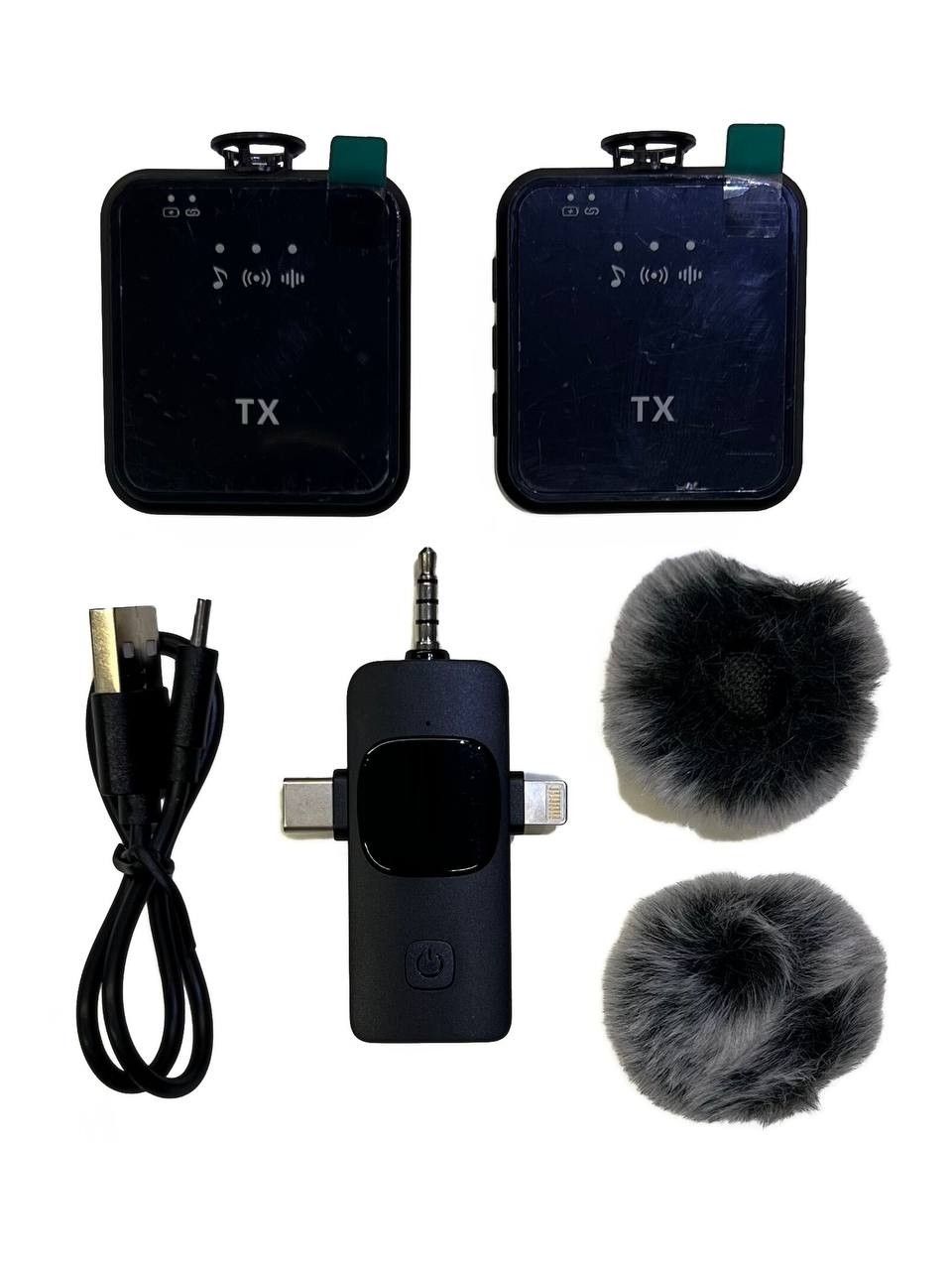 ميكروفون نك مايك لاسلكي عدد 2 موديل F11-2