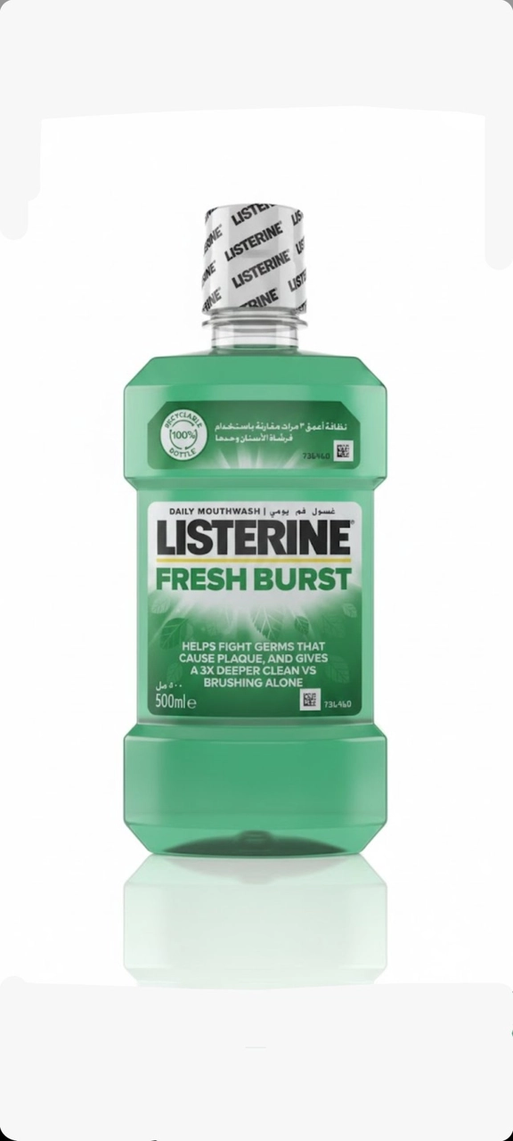 ليسترين فريش برست غسول فم – ListerineListerine Fresh Burst Mouthwash