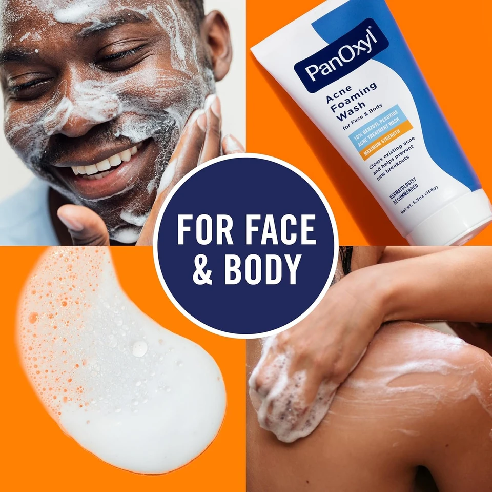 PanOxyl Acne Foaming Wash Benzoyl Peroxide 10% 156g
