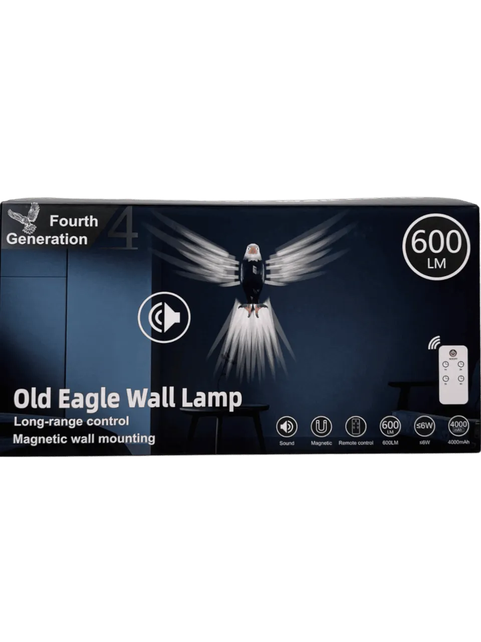 انارة جدارية على شكل صقر