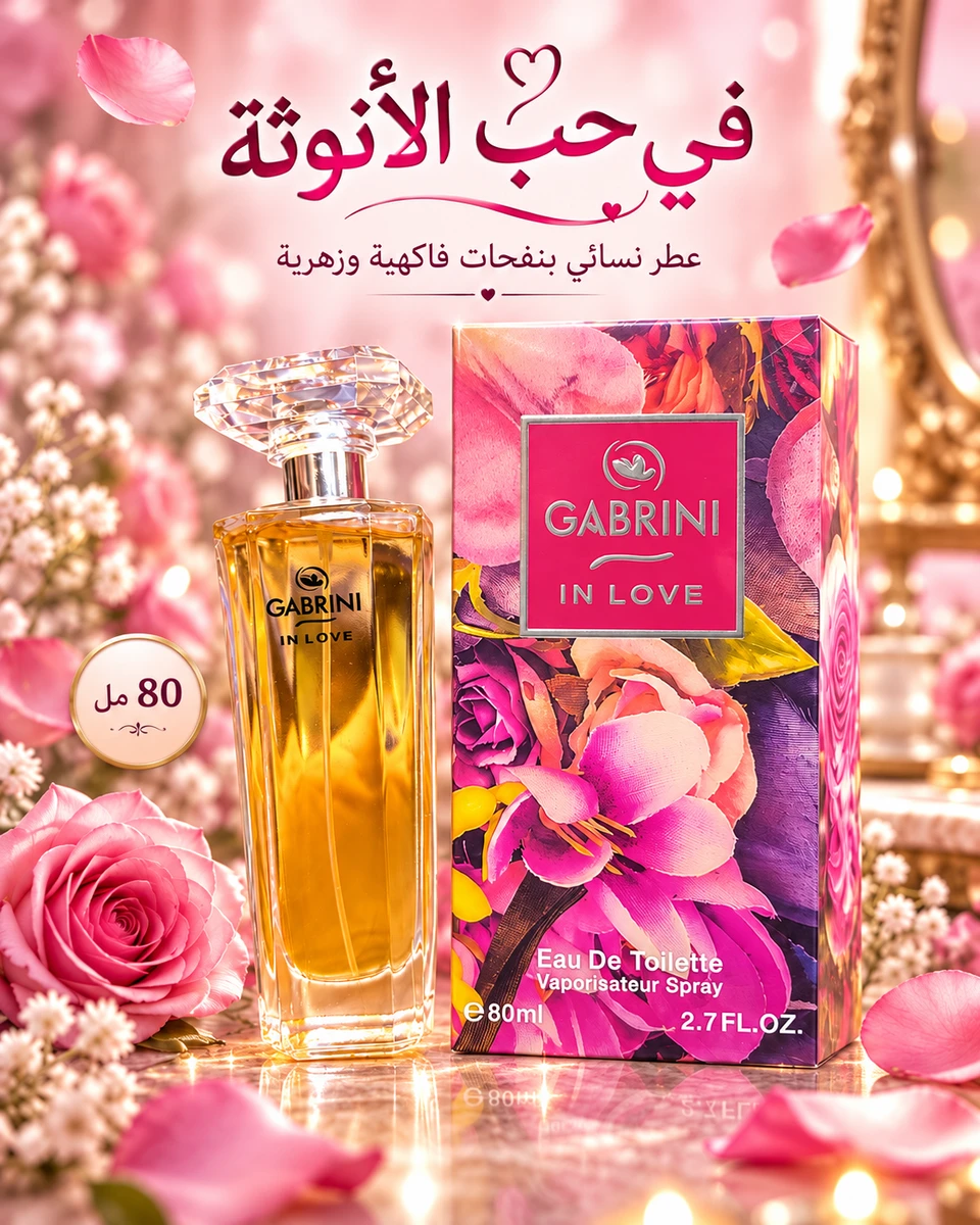 عطر غابريني إن لوف النسائي 80 مل 🌸