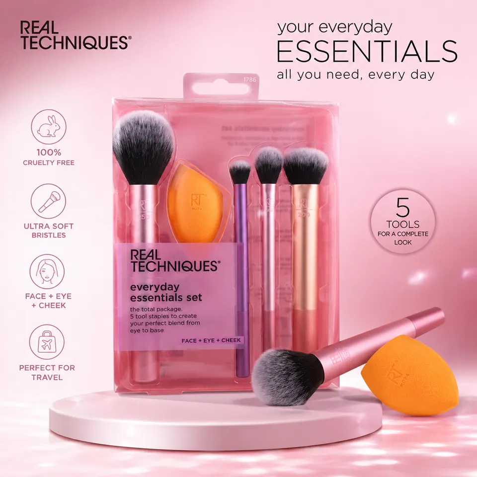 Real Techniques Everyday Essentials Brush Set