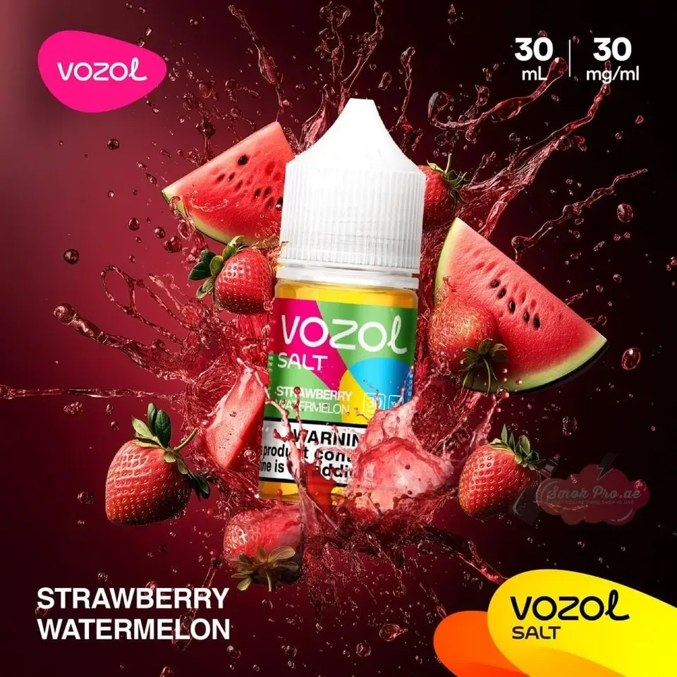 Vozol Strawberry Watermelon – 30ml / 30mg Salt Nic