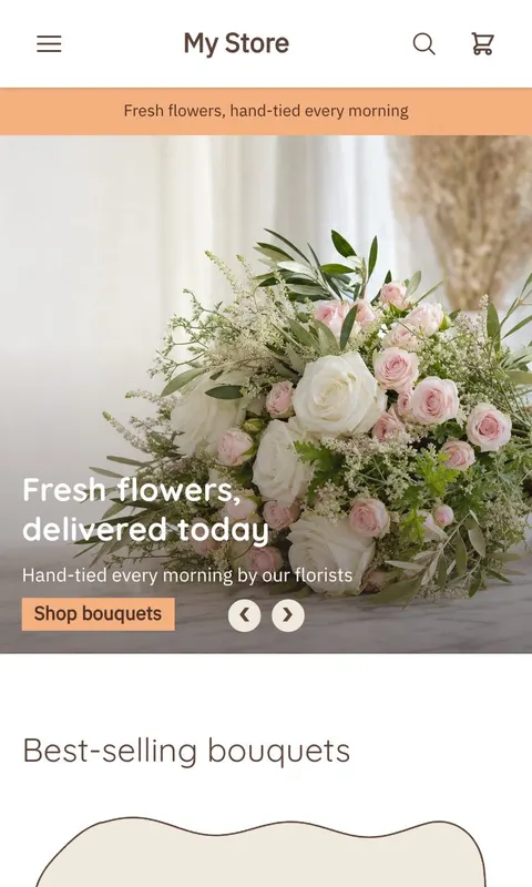 Baqa - Flowers & Gifts store template