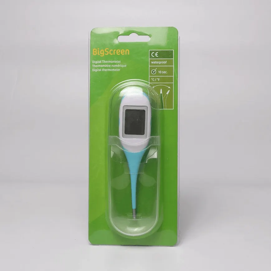 ميزان درجة حرارة رقمي شاشة عريضة