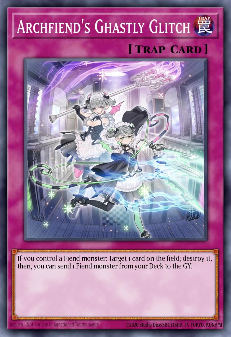 Archfiend's Ghastly Glitch - TAMA-EN026 - Super Rare - 1st Edition