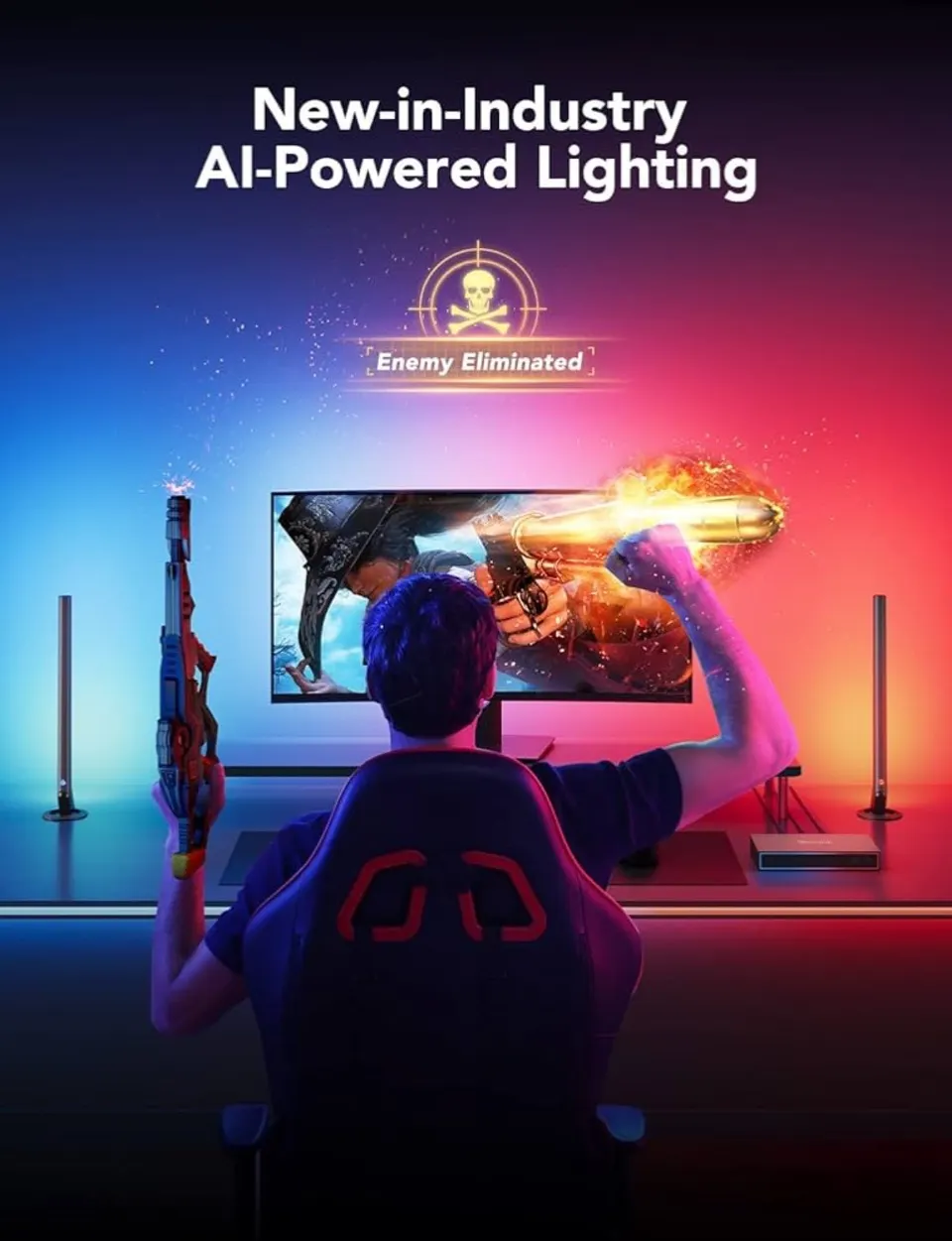 Govee Al Gaming Sync Box Kit (For 27-34 Ince)