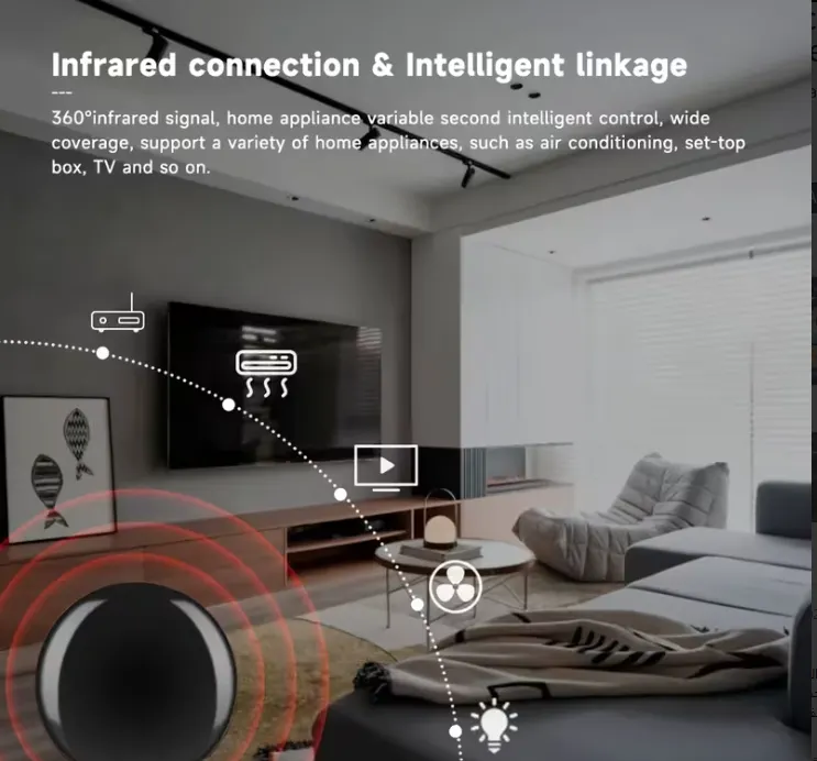 نسق ريموت ذكي Wi-Fi بالأشعة تحت الحمراء | متوافق مع Tuya Smart وSmart Life