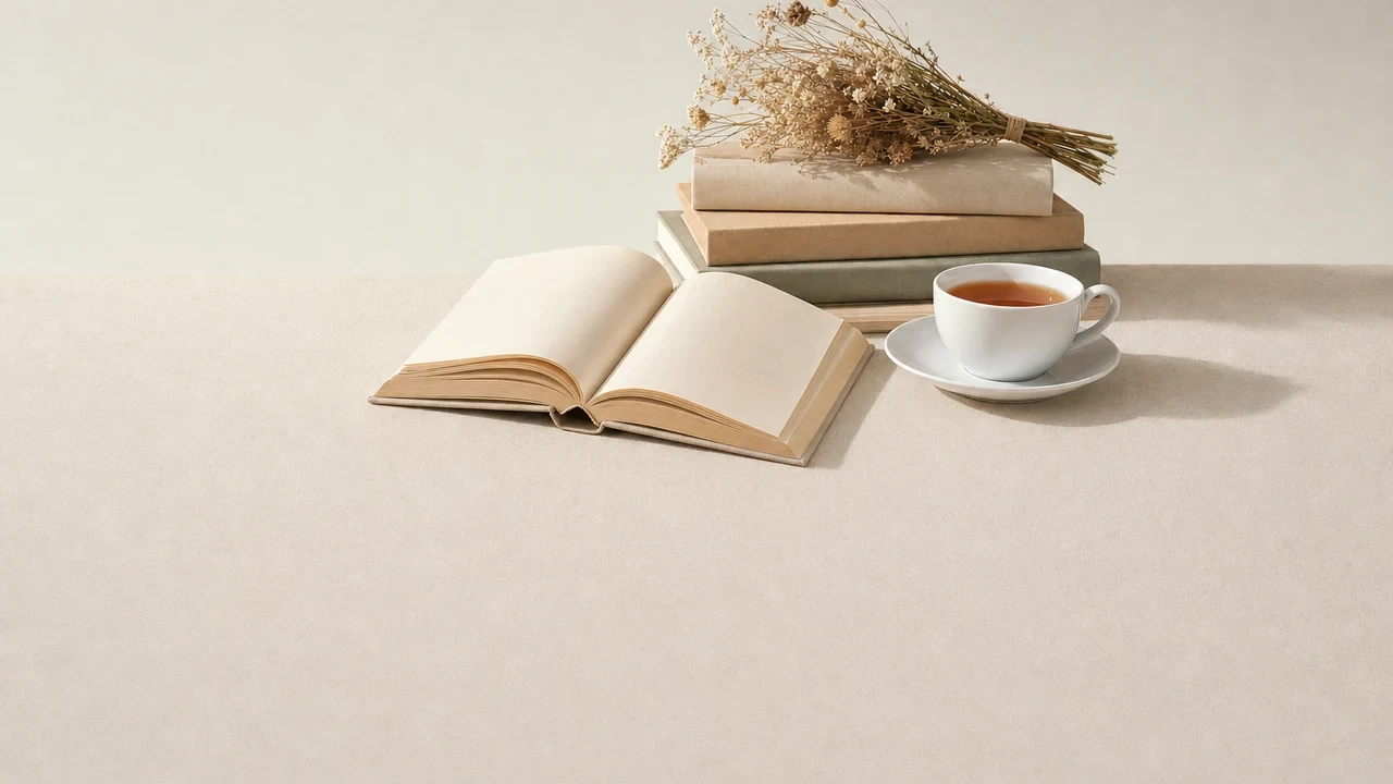 ساعة هادئة مع كتاب جيد